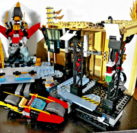 LEGO Ninjago Samurai X Cave Chaos 70596 Incomplete