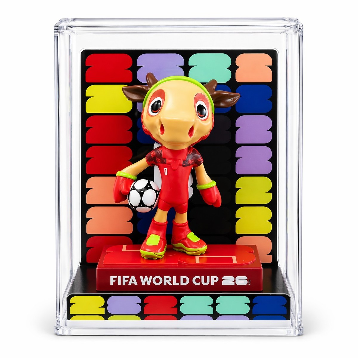 2026 World Cup Mascot Figures Set (3) w/ Display Case – Soccer