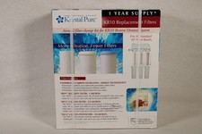 Krystal Pure KR10 Reverse Osmosis Replacement Filters NEW Sealed