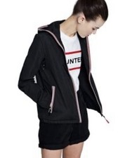 Hunter Original Shell Jacket Women's Sz Small Packable Lightweight Rain