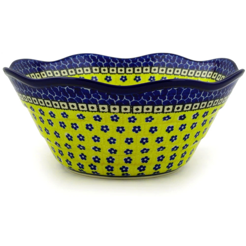 Ceramika Artystyczna Scalloped Bowl