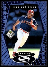 Ivan Rodriguez 1999 UD Choice #SQ20 Rangers MLB READ FREE SHIPPING AutographDen
