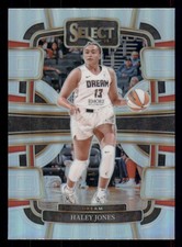 Haley Jones 2024 Panini Select WNBA #55 Prizms Silver Atlanta Dream