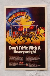 Pac Man Advertisement Poster Video Game Arcade Flyer #3