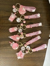 Hello Kitty Keychain Keyring Key Charms Sanrio Pink backpack Accessories