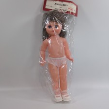 NEW Fibre Craft Angel Doll 13 3049P/06 Nude 1980s Grey Hair, Blue Eyes Shoes