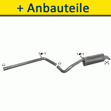 Auspuff Auspuffanlage+ für SKODA FABIA KOMBI 1.4 D 1.9 101/68/75/80PS 2003-2010