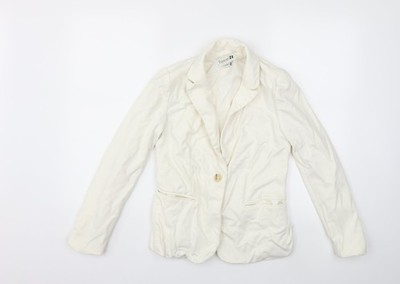 FOREVER 21 Damen Sakko Blazer weiß Größe S