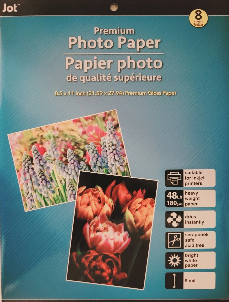 EPSON Photo Paper- 8.5in x 11 in (20-Sheets)