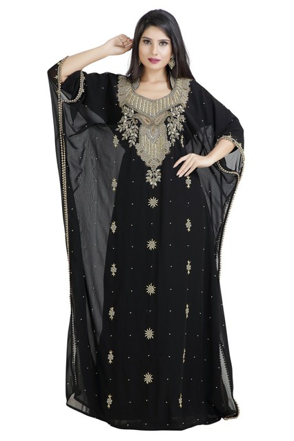 black walima dress
