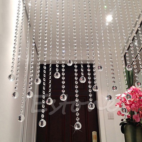 1 Clear Crystal Ball Lamp Prism Rainbow Sun Catcher Wedding Decor Home 20mm - Picture 2 of 6