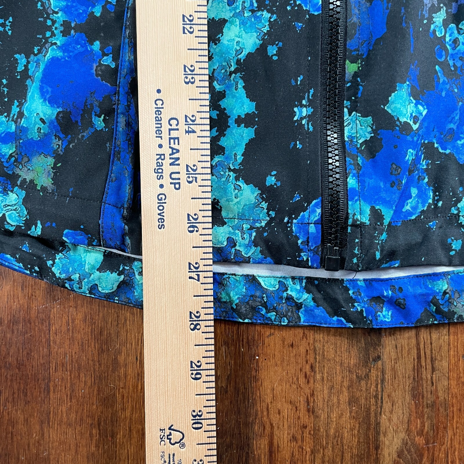 Fabletics Jacket Blue Black windbreaker Training … - image 5