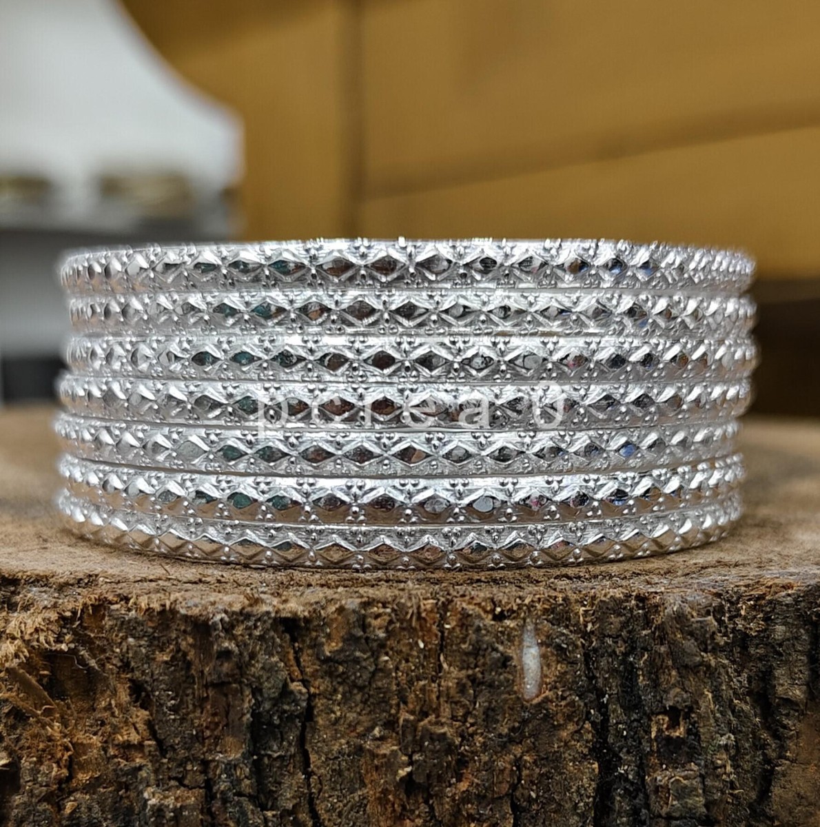 New 7 Set of bangles, 925 Silver bangles Designer bangles