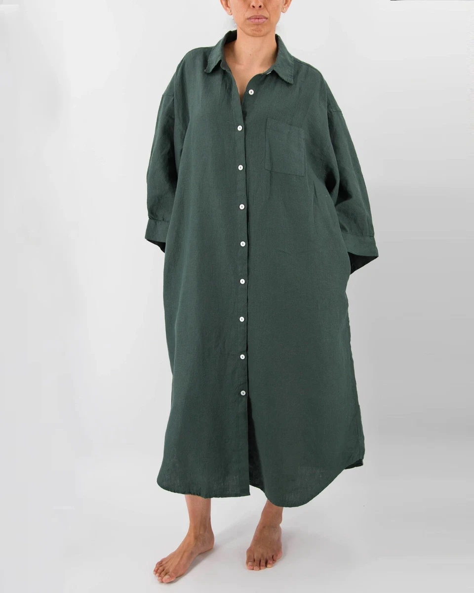 Linen clearance house dress
