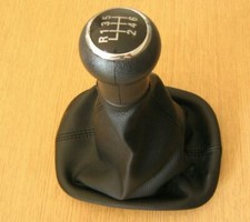 Schaltknauf Knauf 6 Gang + Leder Schaltsack für VW Passat B5 B5.5 1996-2005