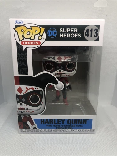 FUNKO POP! HEROES - DC Super Heroes - Dia De Los Muertos Harley Quinn #413 - NIB