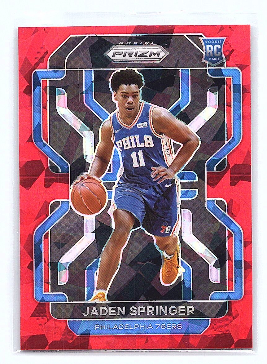 2021-22 Panini Prizm Jaden Springer #317 Philadelphia 76ers