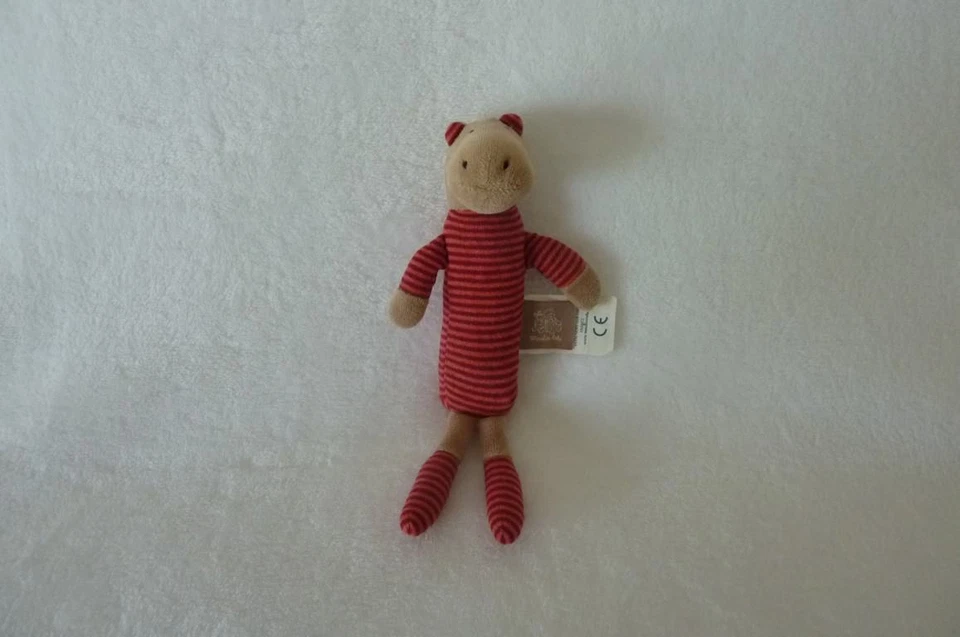 DOUDOU HIPPOPOTAME HOCHET COLLECTION LES LOUPIOTS DU MOULIN MOULIN ROTY - Photo 1/1