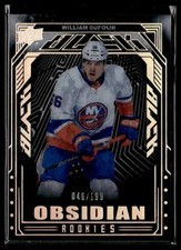 2023-24 SPx UD Black Obsidian Rookies William Dufour 046/199 #OR-20 MB001