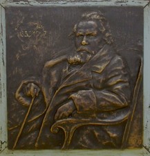 ✅ ANTICA SCULTURA GIOSUE' CARDUCCI 1880 BRONZO FUSIONE CERA PERSA ANTIQUE - 988