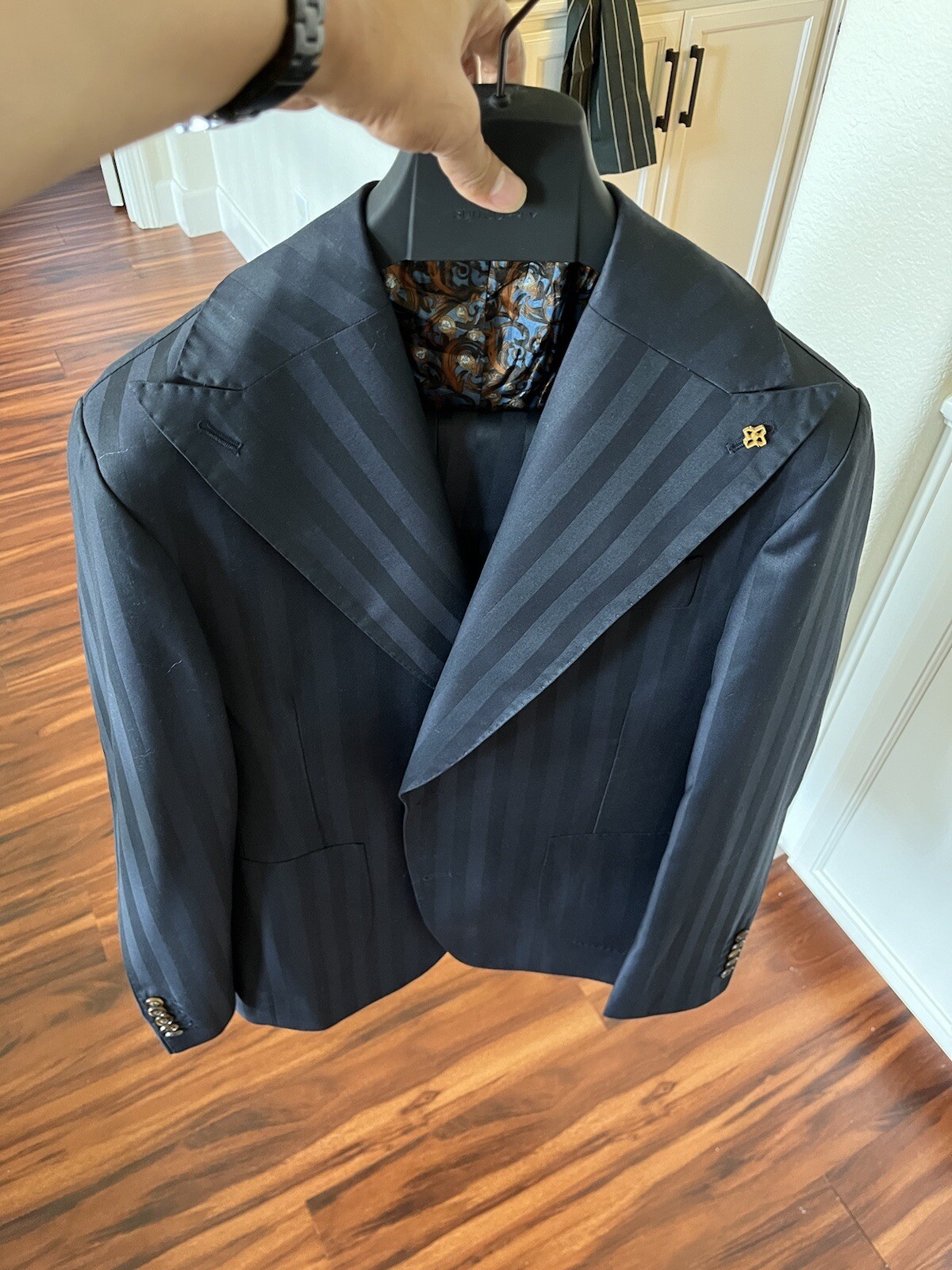 NEW Wide Lapel 3 Piece With DB Vest Suit. Fits Like Suitsupply eBay