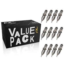 50PCS Filter Cartridge Tattoo Needle Kit Liner Shader Rotary Pen Machine & Grips