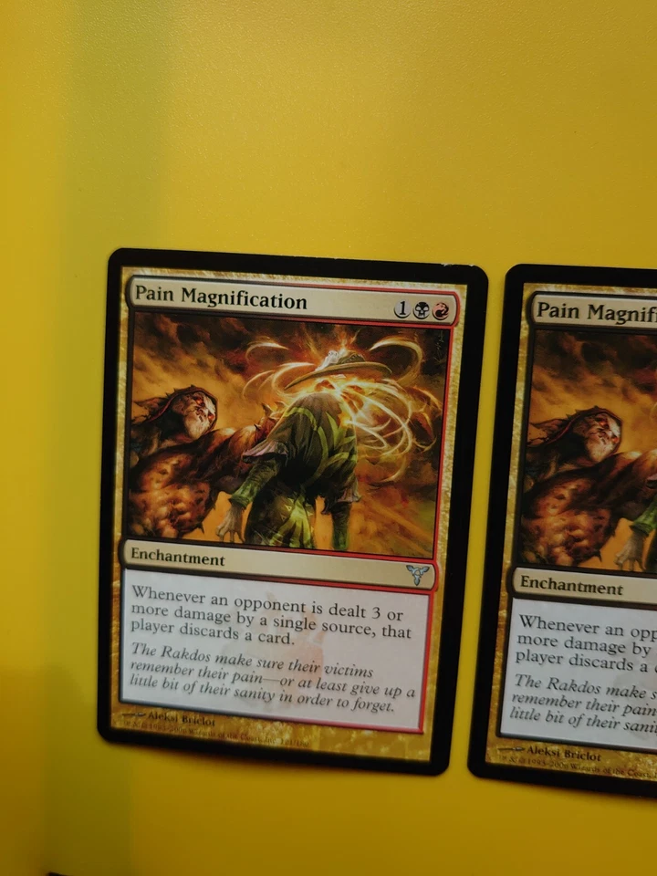 MTG Card.  Pain Magnification x2  Enchantment  dissension  2 cards - Image 4 of 4