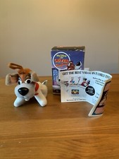 Vintage 1988 McDonald s Disney Oliver Company Dodger Dog Plush ORNAMENT Box