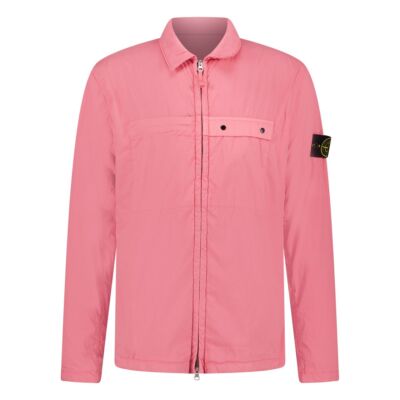 Stone Island Padded Pocket Over Shirt Jacket Pink