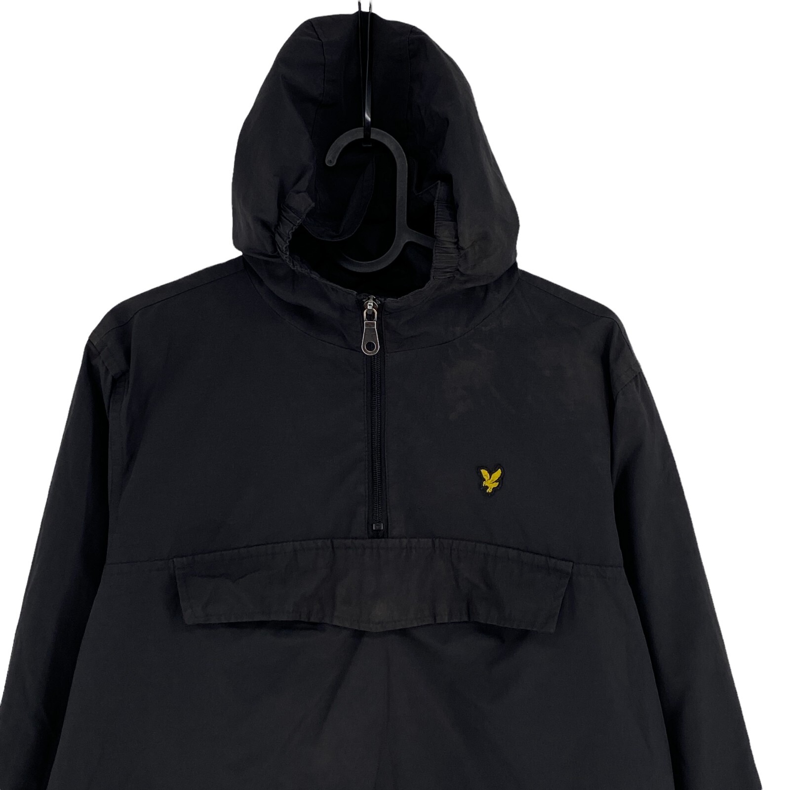 Lyle\u0026Scott Junior Black Hooded Pullover 
