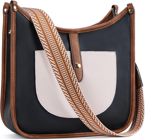 Crossbody Bags for Women Trendy Vegan Leather Hobo Handbags Fashion Shoulder Pur