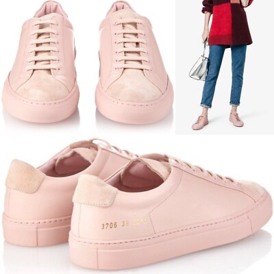 Common Projects Achilles Leather Low-Top Trainers Size 39EU