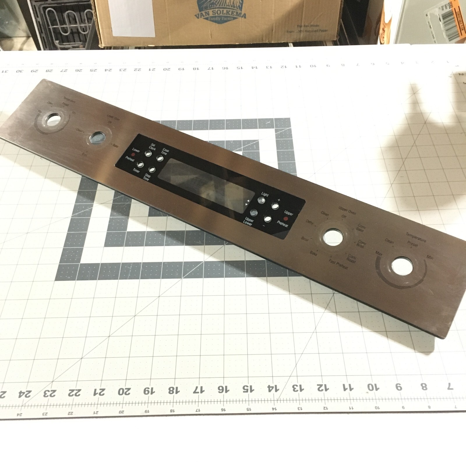 Bosch OEM Control Panel Glass 445323 445324 445325 (No Buttons/Boards)