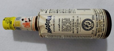 Vintage - Bitters Bottle ''ANGOSTURA AROMATIC BITTERS'' - 8 Fl OZ - Empty Bottle