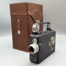 Magazine Cine-Kodak 16mm Movie Camera w/Lens, Meter, Hard Case Parts/Repair