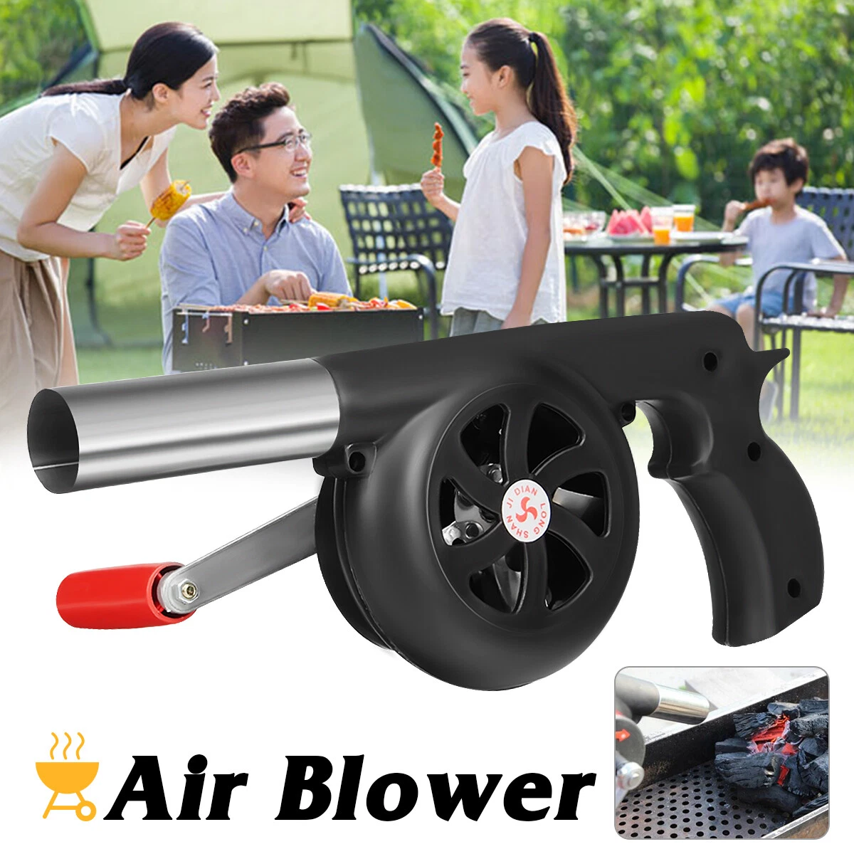 Manual best sale air blower
