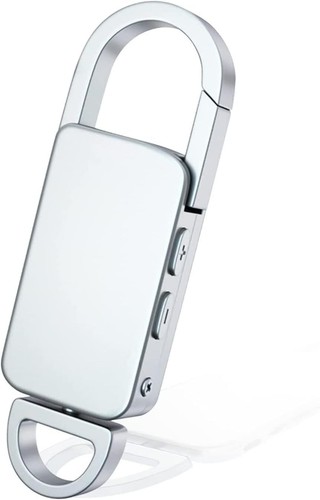 Voice Recorder 8GB Digital Audio Device Activated Sound Tape Dictaphone Keychain - Picture 2 of 11