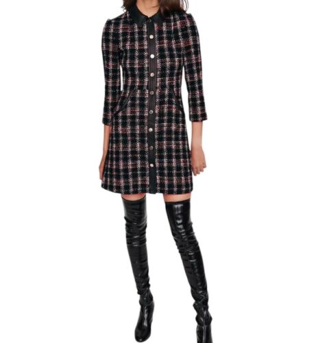 Maje Renaty Tweed Mini Dress Size XS MSRP 445.00 New with tags