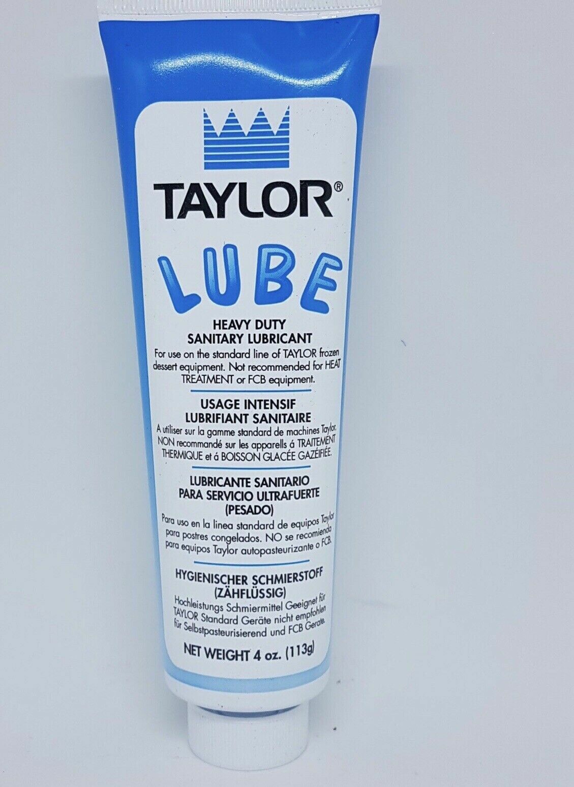 Taylor 47518 - 4 oz Tube Sanitary Soft Serve Lubricant Free Shipping USA Only