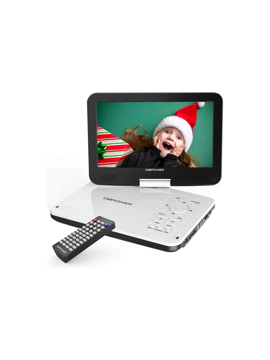 DBPOWER CHY-10 10.1 Inch Portable DVD Player - White | eBay
