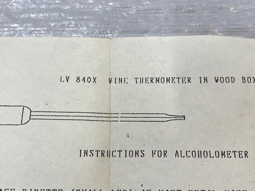 The Wine Connoisseur ~ Termómetro de vino con alcoholómetro. Bonito estuche de transporte - Imagen 7 de 8