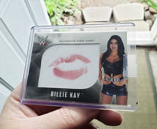 🔥 Billie Kay Authentic Kiss Card Topps 2017 36/99 WWE Jessica McKay IIconics