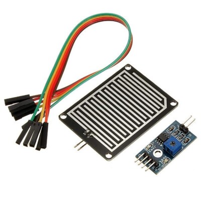Rain Sensor Module Humidity Raindrop Weather Detection Module For ...