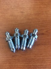 Steel Brake Bleed Screws 3/8? x 24 UNF Pack of 4 ? 11/16? AF Head ? British Made