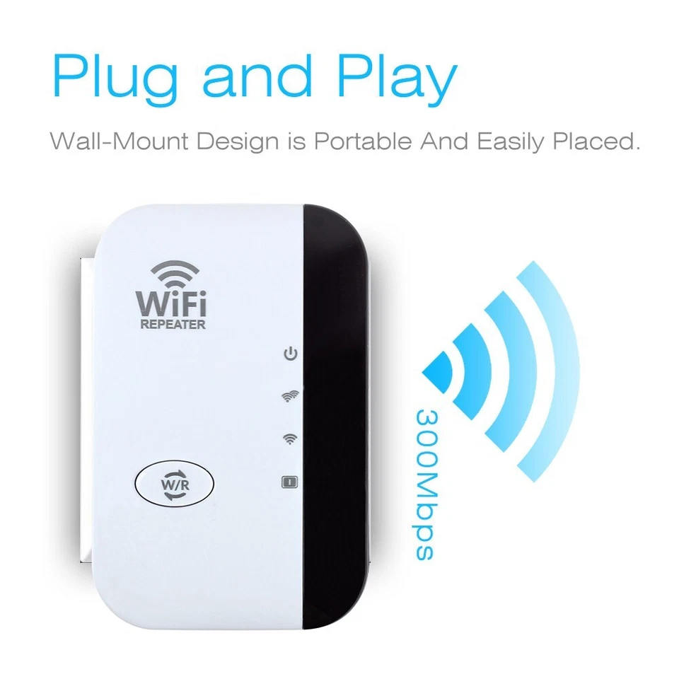 WiFi Signal Repeater Extender Range Booster Internet Network Amplifier UK Plug - Image 2 of 4