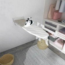 Wall Mounted Ironing Board,Foldable Hiding 180?? Swivel Heavy Duty Ironing Board