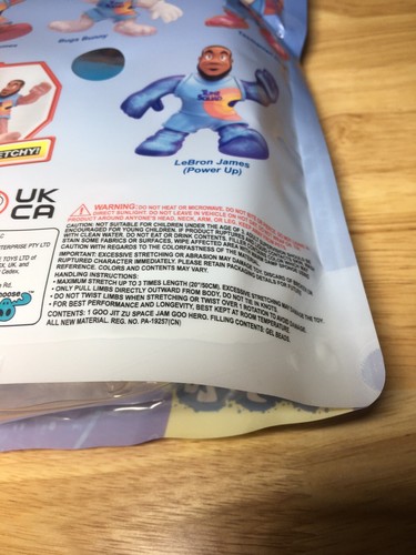 Goo Jit Zu Space Jam A New Legacy Lebron James Goo Heroes Stretch-Spielzeug Brandneu! - Bild 11 von 12