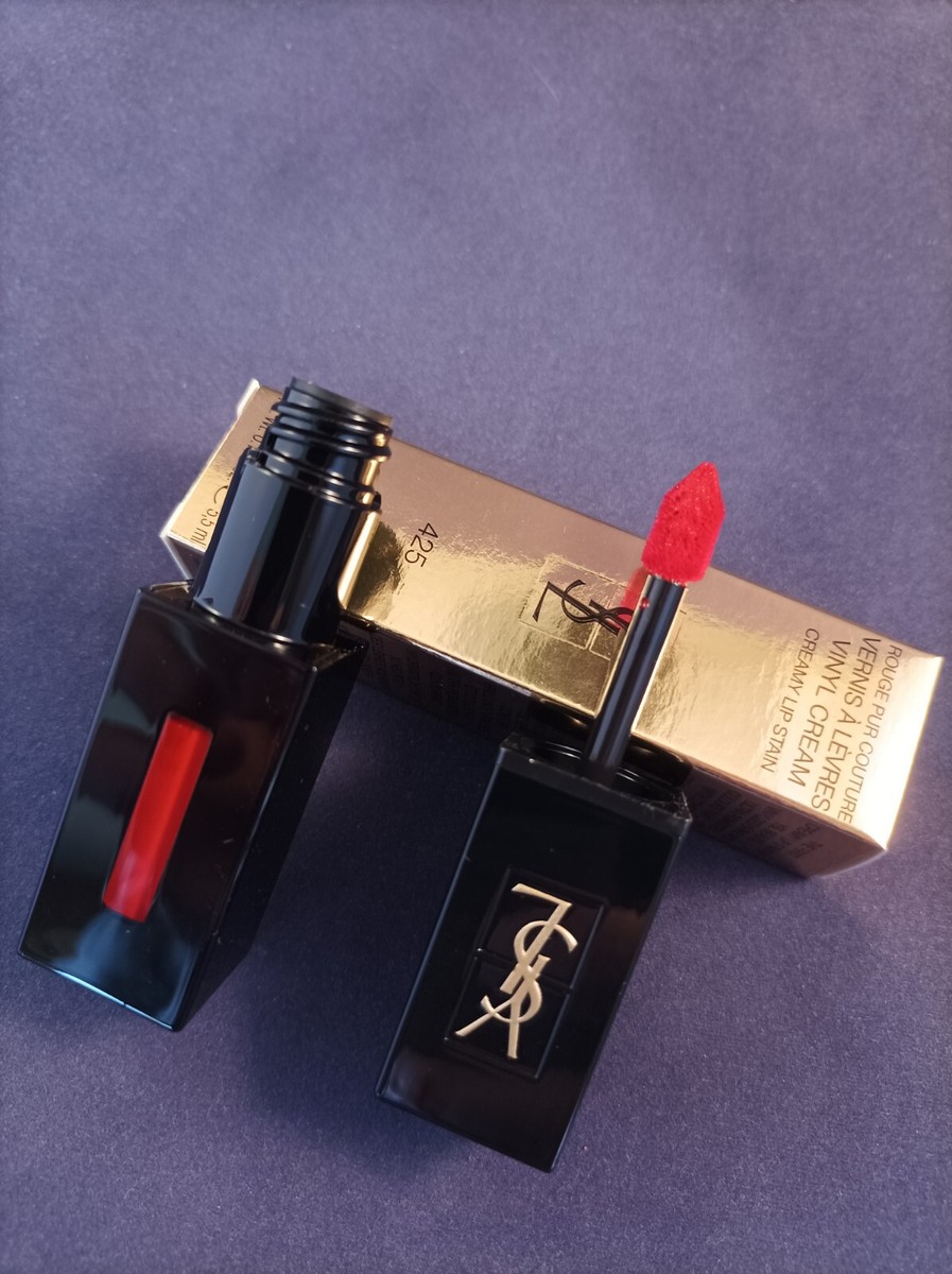 Lipstick Ysl Vinyl 425 Ysl Vinyl Cream 419 REVIEW YSL VINYL CREAM