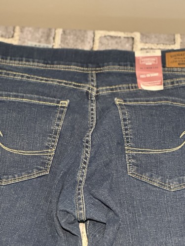 Levi Strauss Signature Pull On Super Skinny Shaping Blue Jeans Womens Size 6 - Picture 10 of 11