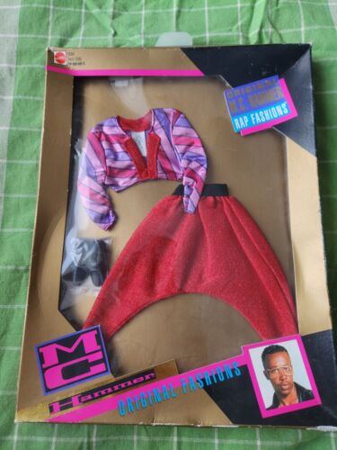 Collectable 1991 MC Hammer Doll Rap Fashions Mattel Fits Ken Doll Barbie  - Bild 1 von 2